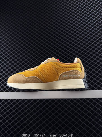 New Balance 327 Tan Yellow Blue Cream Black EU 36-45 Sneaker - Unisex (BS-82816)