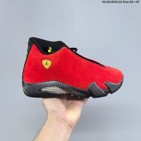 Jordan Air Jordan 14 Retro Black White Red EU 36-47 Basketball - Unisex (BS-66927)