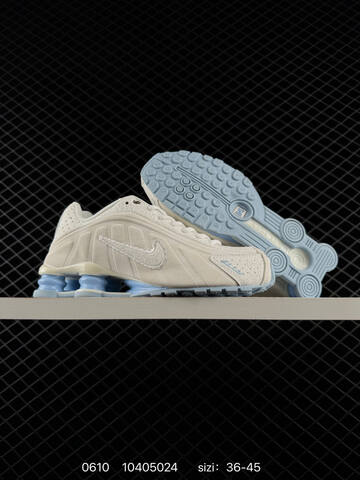 Nike Shox R4 Light Grey White Red Light Blue EU 36-45 Lifestyle - Unisex (BS-70846)