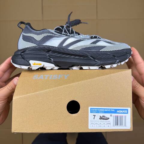HOKA Mafate Speed 4 LITE Black White Trail Shoe Trail Running Sneakers (BS-86939)