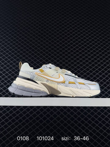 Nike V2K Run White Silver Cream Black EU 36-46 Running - Unisex (BS-73258)