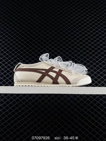 ASICS Onitsuka Tiger Mexico 66 Cream Black White EU 36-45 Sneaker Casual Sneakers - Unisex (BS-81759)