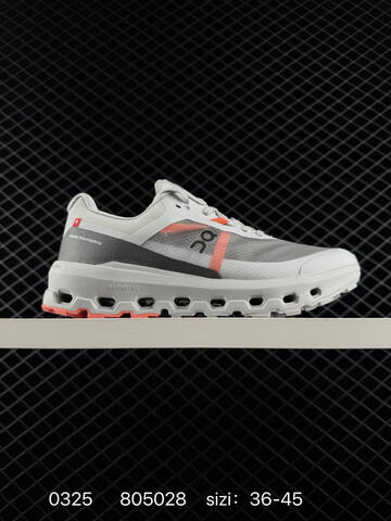 On Running Cloudvista 2 Grey Orange EU 36-45 Trail Shoe Trail Running Sneakers Unisex BS-85384