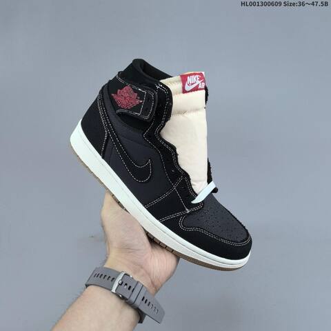 Jordan Air Jordan 1 High OG Black White Red 36 47 5 Basketball - Unisex BS-65794