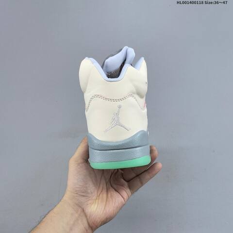 Jordan Air Jordan 5 Retro SE Easter Cream Lavender Light Blue Mint Green 36 47 Basketball - Unisex (BS-66930)