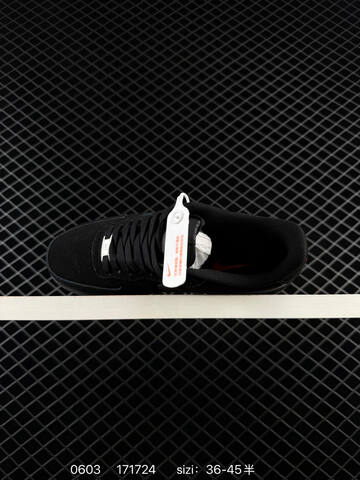 Nike Air Force 1 07 Black Silver Red White EU 36-45 Lifestyle - Unisex (BS-71018)