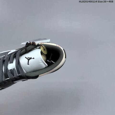 Jordan Air Jordan 1 Low White Black Gray EU 36-46 Lifestyle - Unisex BS-66975