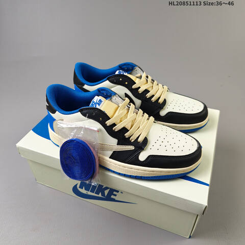 Nike Air Jordan 1 Low OG Black White EU 36-46 Casual - Unisex (BS-63799)