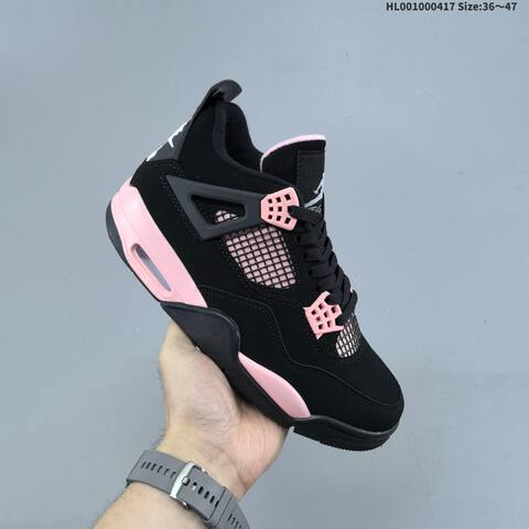 Jordan Air Jordan 4 Black Pink EU 36-47 Basketball - Unisex (BS-66155)
