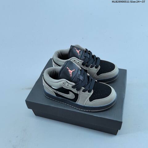 Jordan Air Jordan 1 Low White Pink Mint Blue EU 24-37 Casual - Women's (BS-65997)