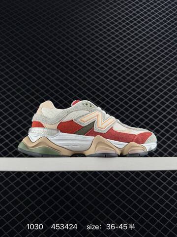 New Balance 9060 Off White Grey Red Beige Green EU 36-45 Sneaker - Unisex (BS-82655)