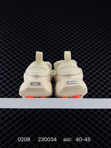 Nike Mind 002 Beige Cream With Black Swoosh And Orange Outsole Accents 40-45 Training - Men's (BS-72798)
