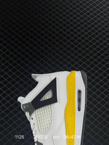 Jordan Air Jordan 4 Retro Tour Yellow White Black Yellow Grey EU 36-47 Basketball Shoe - Unisex BS-80196