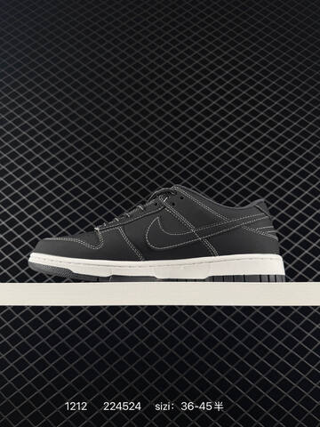 Nike Dunk Low Black White EU 36-45 5 Skate - Unisex (BS-73751)