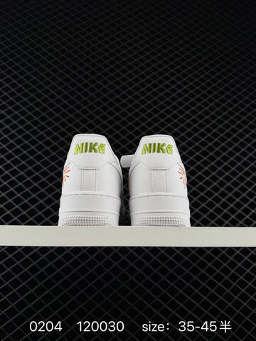 Nike Air Force 1 07 Low White Cream With Multicolor Embroidered Accents 35-45 5 Lifestyle - Unisex (BS-72824)