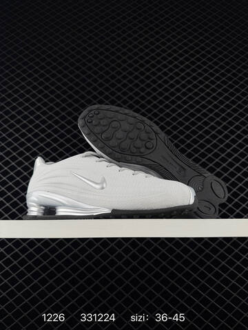 Nike Shox Light Grey Silver Black EU 36-45 Casual - Unisex (BS-73471)