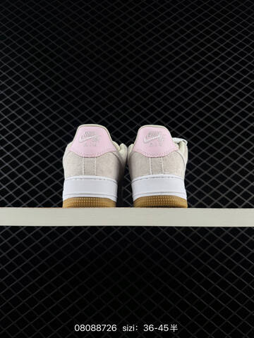 Nike Air Force 1 07 Light Beige Pink White Gum Brown EU 36-45 Skate - Unisex (BS-69878)
