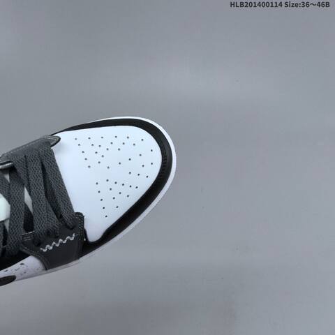 Jordan Air Jordan 1 Low White Black Gray EU 36-46 Lifestyle - Unisex (BS-66975)