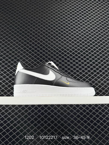 Nike Air Force 1 07 White Black Light Blue Metallic Gold EU 36-45 Lifestyle - Unisex (BS-73873)