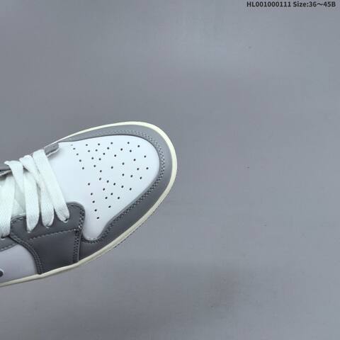 Jordan Air Jordan 1 Low Vintage Grey White EU 36-45 Casual - Unisex (BS-67010)