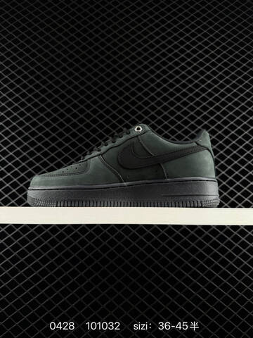 Nike Air Force 1 Low Black Dark Green And Wheat Tan EU 36-45 Casual - Unisex (BS-71801)