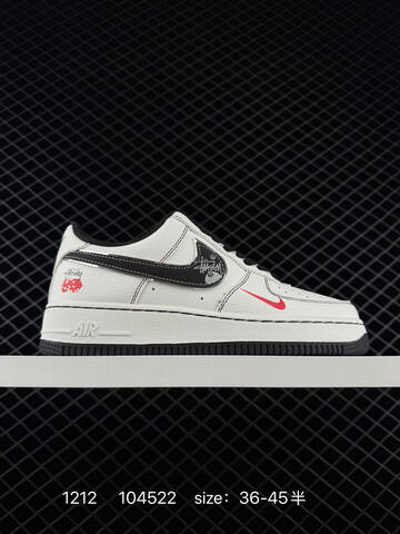 Nike Air Force 1 Low White Black EU 36-45 5 Lifestyle - Unisex (BS-73745)