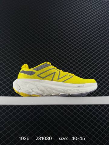 New Balance Fresh Foam X 1080v13 Triple Black Pale Yellow Light Blue EU 40-45 Running Shoe - Men's (BS-82672)