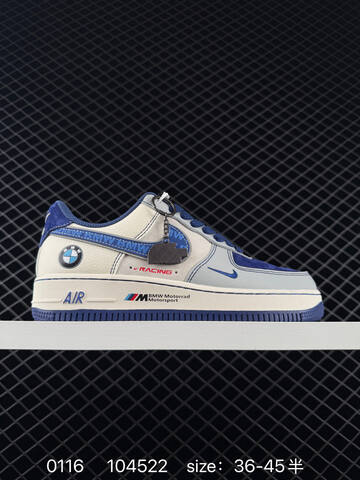 Nike Air Force 1 07 White Navy EU 36-45 Lifestyle - Unisex (BS-73118)