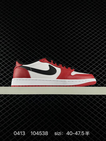 Jordan Air Jordan 1 Low OG White Red Black EU 40-47 5 Basketball Shoe - Men's (BS-79489)