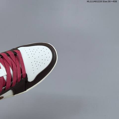Jordan Air Jordan 1 Low Year Of The Horse White Brown Gold Burgundy EU 36-45 Lifestyle - Unisex (BS-67214)