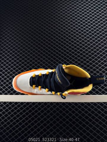 Jordan Air Jordan 9 Retro CV0420 100 White Orange Yellow Navy Red EU 40-47 Basketball Shoe - Men's (BS-81327)