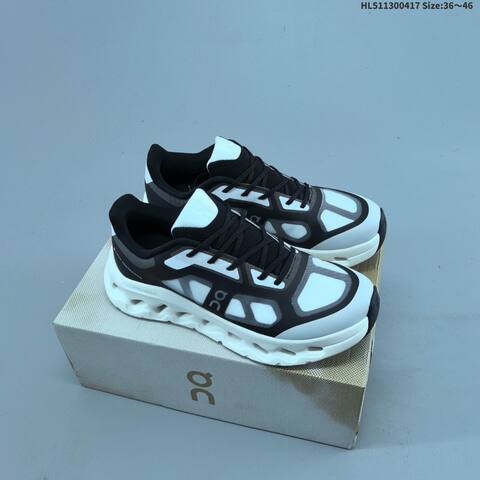 On Cloudtilt Black White Off White EU 36-46 Running Shoe Running Sneakers - Unisex (BS-69601)