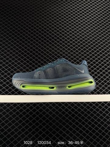 Nike Vomero 19 Blue-gray With Neon Green Accents 36-45 Running - Unisex (BS-74516)