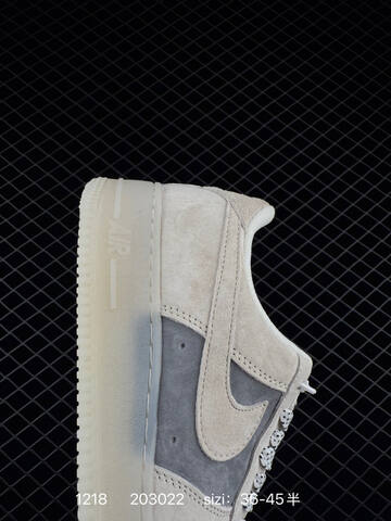 Nike Air Force 1 07 Low Grey White 36-45 Lifestyle - Unisex (BS-73625)