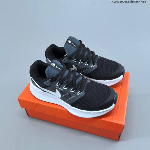 Nike Run Swift 3 Black White Dark Grey EU 36-45 Running Shoe - Unisex BS-60797