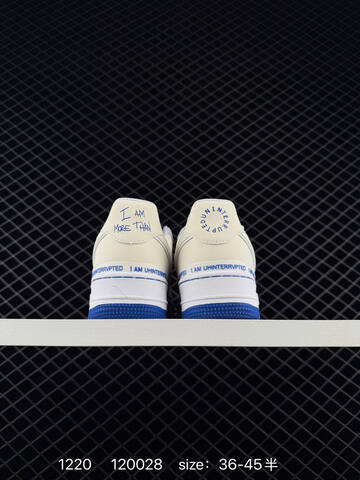 Nike Air Force 1 07 Low White Cream Blue EU 36-45 5 Lifestyle - Unisex (BS-73571)