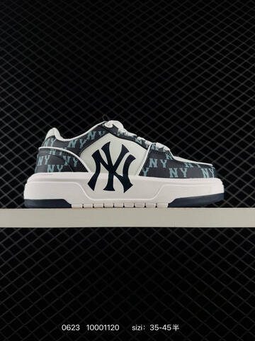 MLB Chunky Liner White Navy Blue EU 35-45 Skate Shoe Skate Sneakers - Unisex