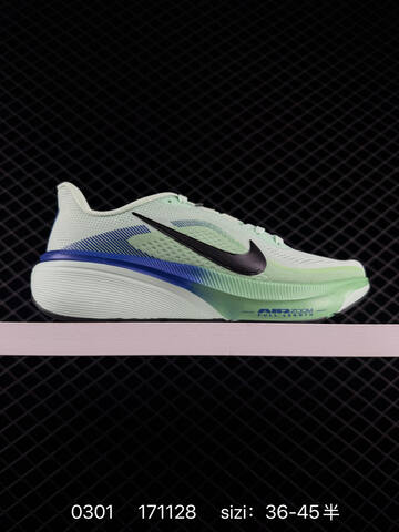 Nike Air Zoom Pegasus 42 Flyknit White Black Blue Neon Green 36-45 Running - Unisex (BS-72786)