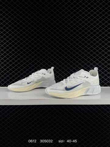 Nike Ava Rover White Cream Navy Silver EU 40-45 Running - Men's (BS-70821)