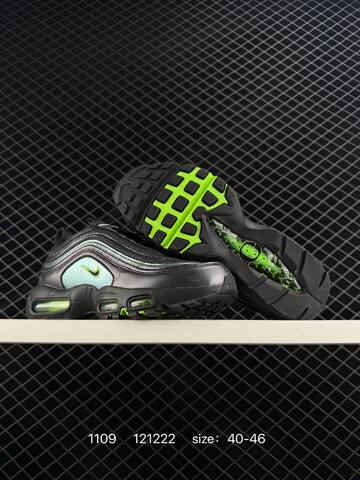 Nike Air Max 97 Black White Neon Green EU 40-46 Lifestyle - Men's (BS-74278)