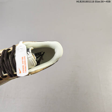 Nike Air Force 1 Low Tan Brown White Off White EU 36-45 Sneaker - Unisex BS-63533