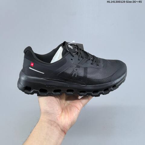 On Cloudvista 2 Waterproof All Black EU 36-45 Trail Shoe Trail Running Sneakers - Unisex (BS-69698)