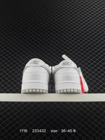 Nike Dunk Low Pro SB x Supreme White Grey 36-45 5 Skate - Unisex BS-74180