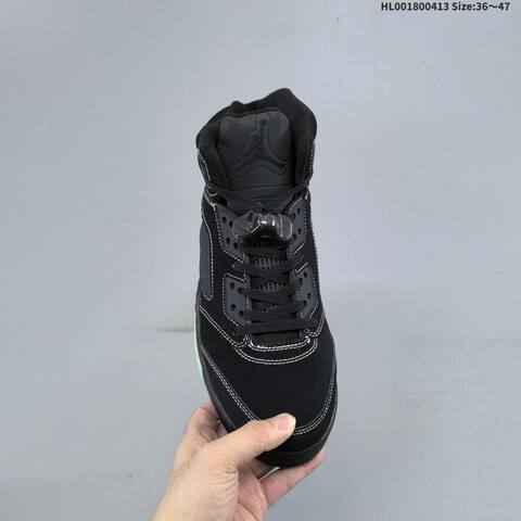 Jordan Air Jordan 5 Retro Black Crimson Mint Glow EU 36-47 Basketball - Unisex (BS-66208)
