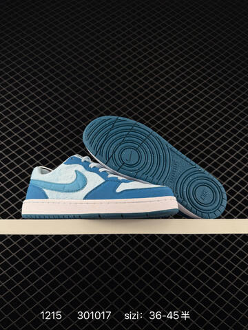 Nike Court Borough Low Light Blue White EU 36-45 Casual - Unisex (BS-73692)