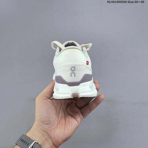 On Running Cloud X 4 Cream White Grey EU 36-40 Running Shoe Running Sneakers - Unisex (BS-69576)