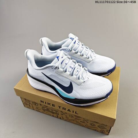 Nike ReactX Pegasus Trail 6 White Navy Purple Blue EU 36-45 Trail Shoe - Unisex BS-63252