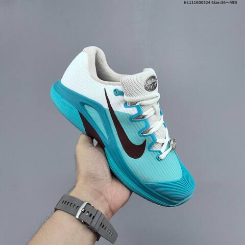 Nike Zoom Vapor 12 HC White Turquoise Dark Brown EU 36-45 Tennis Shoe - Unisex BS-60173