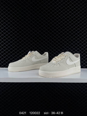 Nike Air Force 1 Low Light Bone Sail EU 36-42 With Half Sizes Lifestyle - Unisex (BS-71971)