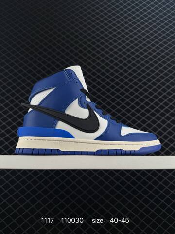 Nike AMBUSH x Nike Dunk High Volt Black Royal Blue White Black Pink Black White EU 36-45 Skate - Unisex (BS-74159)